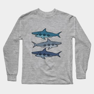 3 sharks Long Sleeve T-Shirt